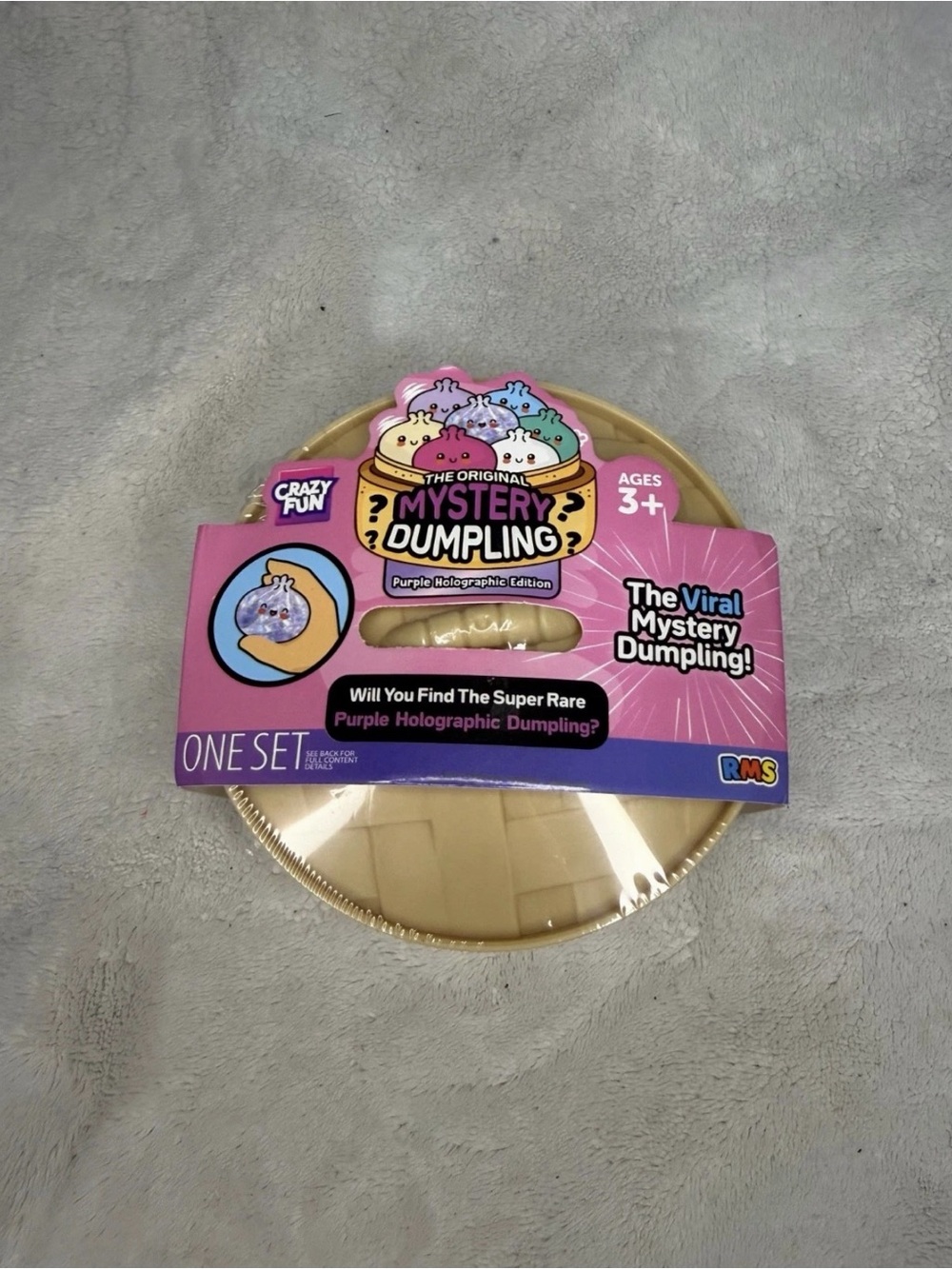 Brand New Sealed RMS Crazy Fun The Original Mystery Dumpling Purple Holographic